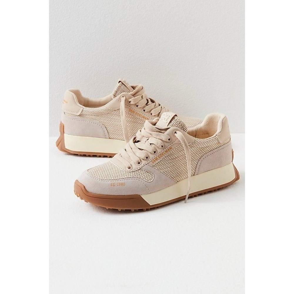Sam Edelman Layla Sneakers By Anthropologie 8M EU38 Limestone Raffia
